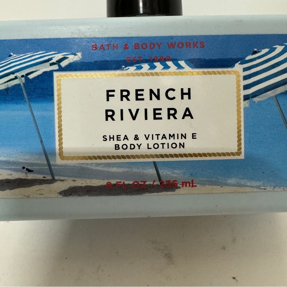 Bath and Body Works FRENCH RIVIERA Shea & Vitamin E Body Lotion 8 OZ - Picture 2 of 3